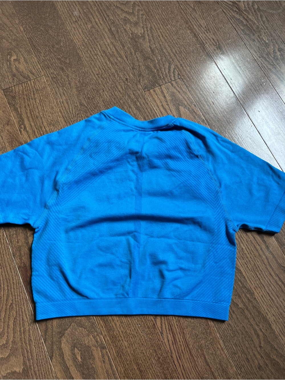 Bright Blue Short Sleeve Top size small
